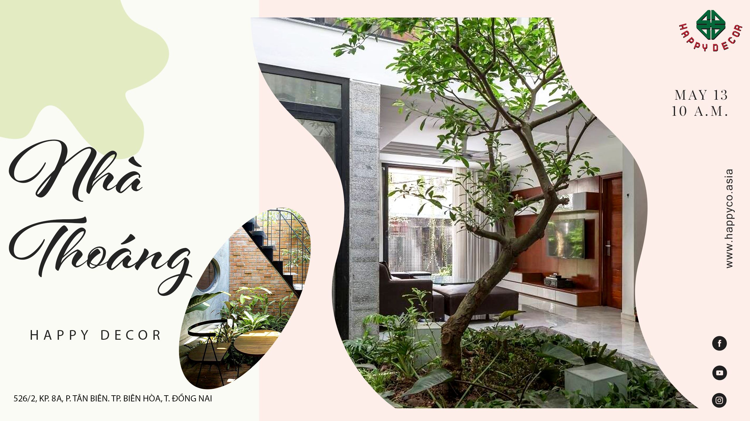 Cách bố trí nhà phố thông thoáng