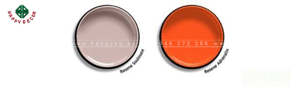 Màu sơn ngoại thất của ngôi nhà được phối với màu cà phê sữa và màu cam đất