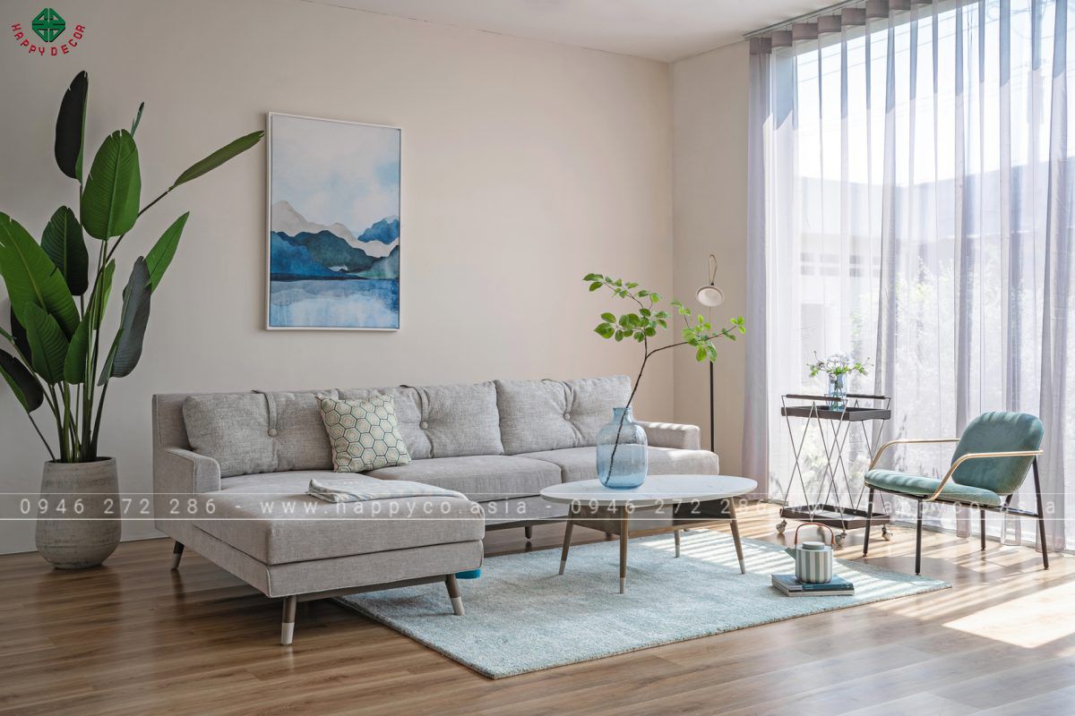 Cách bố trí nội thất kết hợp với cây xanh để tăng thêm sự trong lành