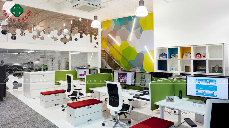 Ý tưởng trang trí văn phòng bằng màu sắc - 5