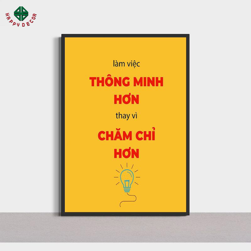 Trang trí văn phòng bằng những bức tranh slogan – 14