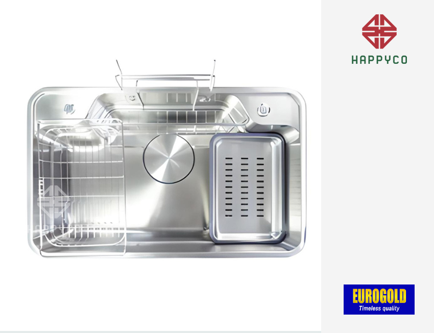 CHẬU RỬA CHÉN EUROGOLD EUD88050