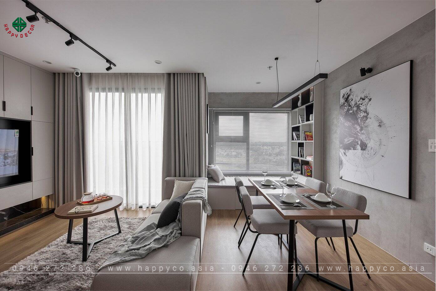 Phong cách thiết kế tối giản hiện đại - Mẫu 05