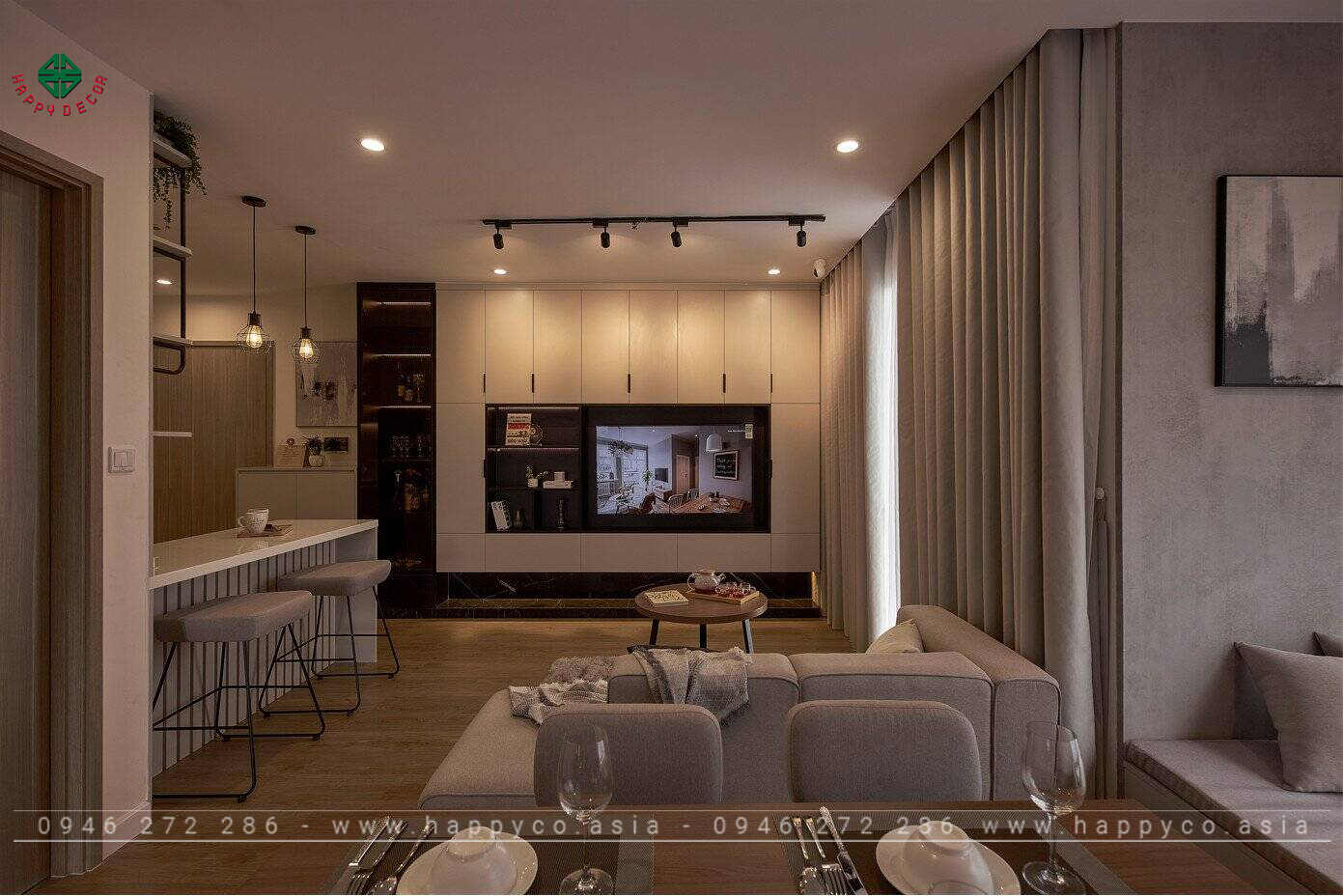 Phong cách thiết kế tối giản hiện đại - Mẫu 07