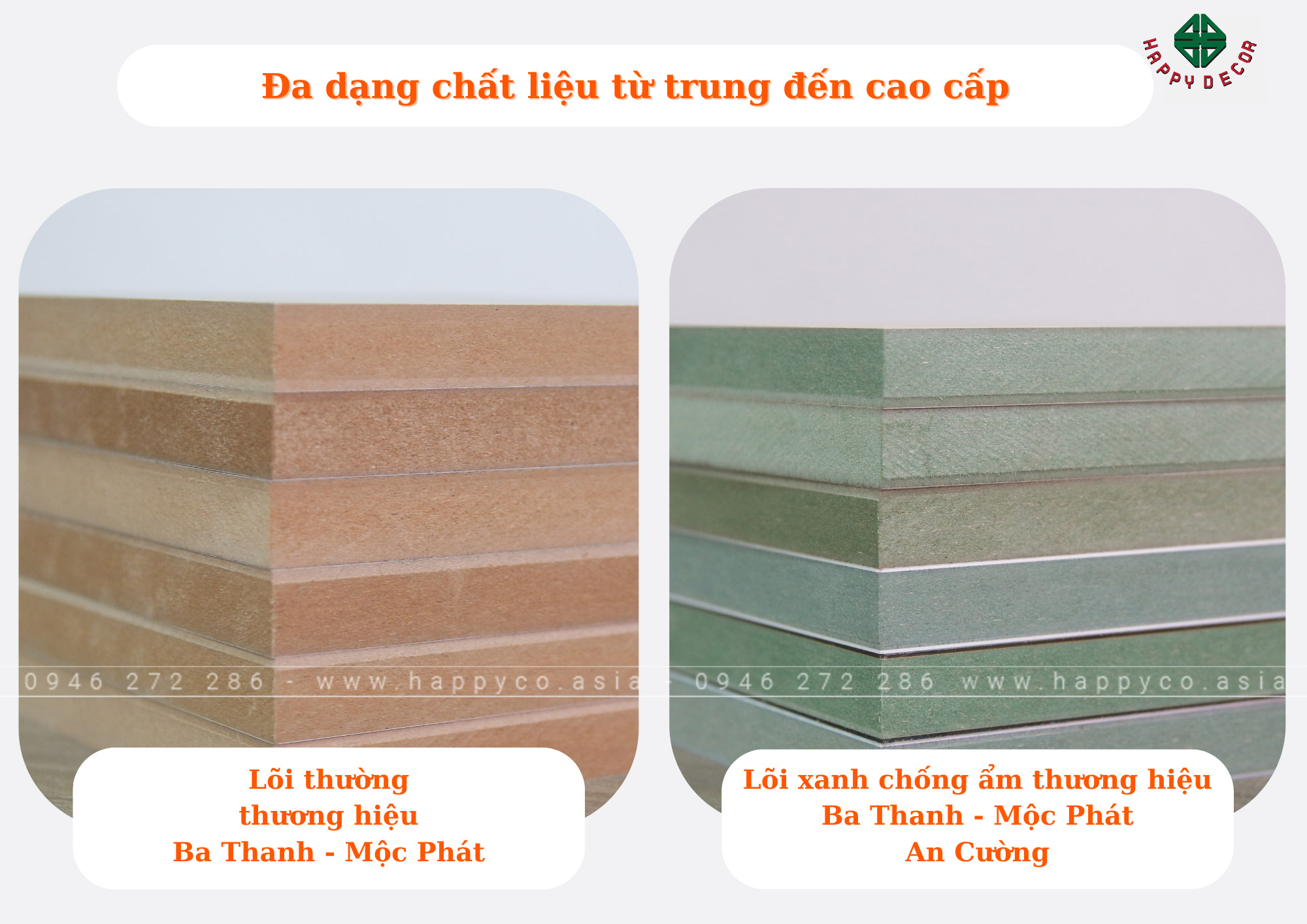 Cốt gỗ mdf