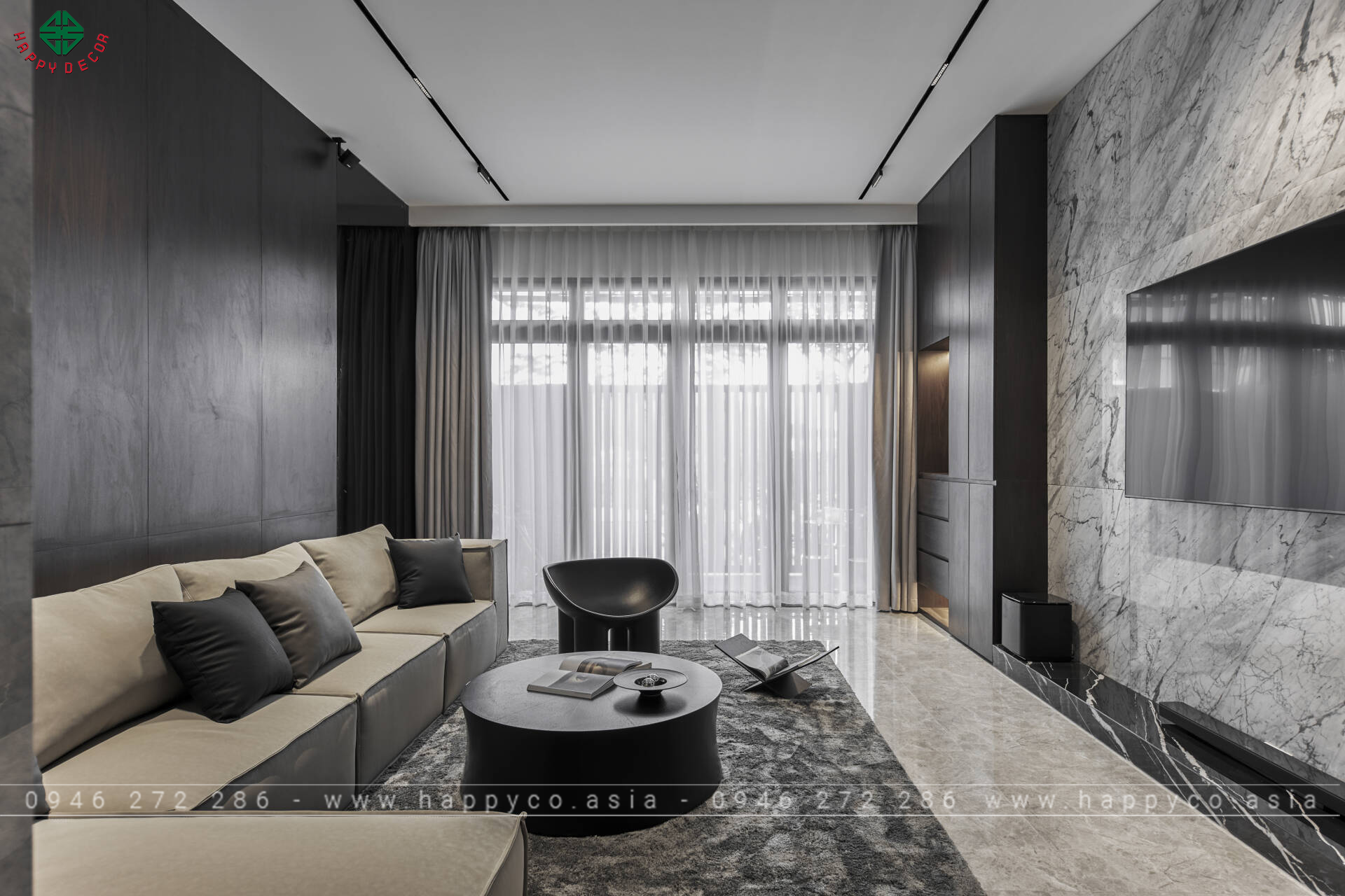 Phong cách thiết kế phòng khách - Mẫu 10