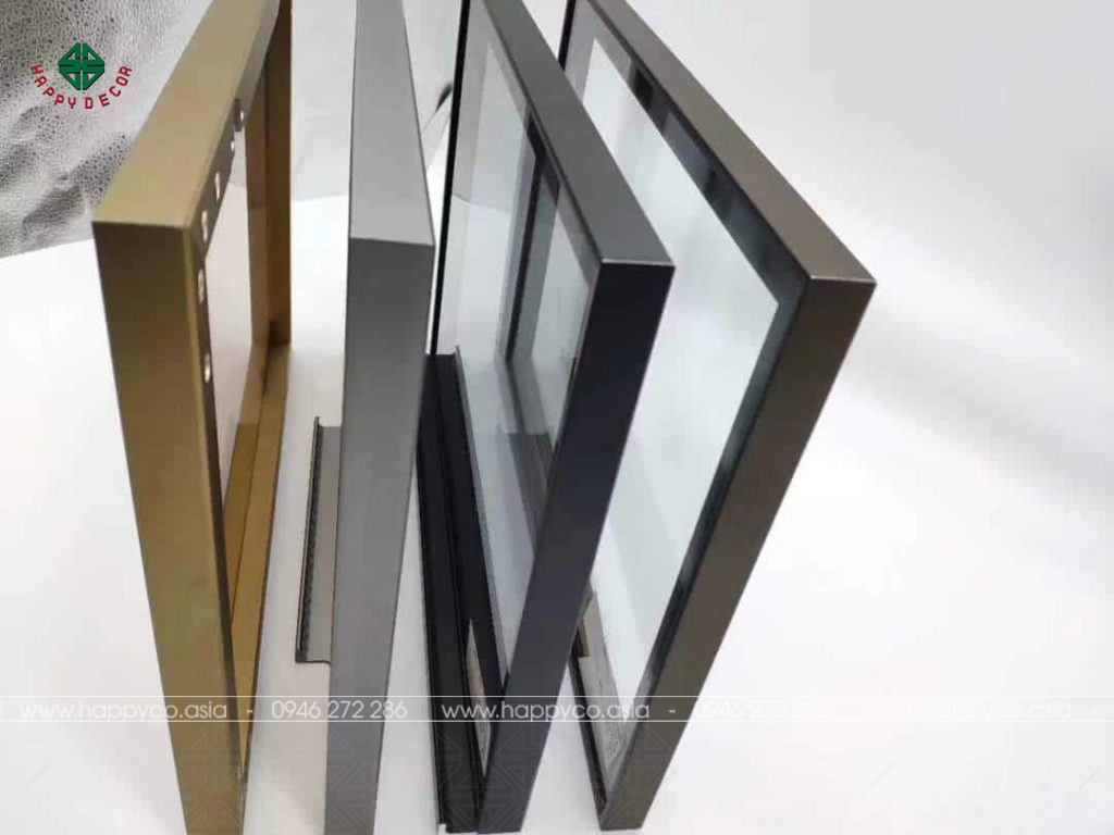 CỬA KHUNG NHÔM CÁNH KÍNH CHO TỦ QUẦN ÁO VÀ TỦ BẾP