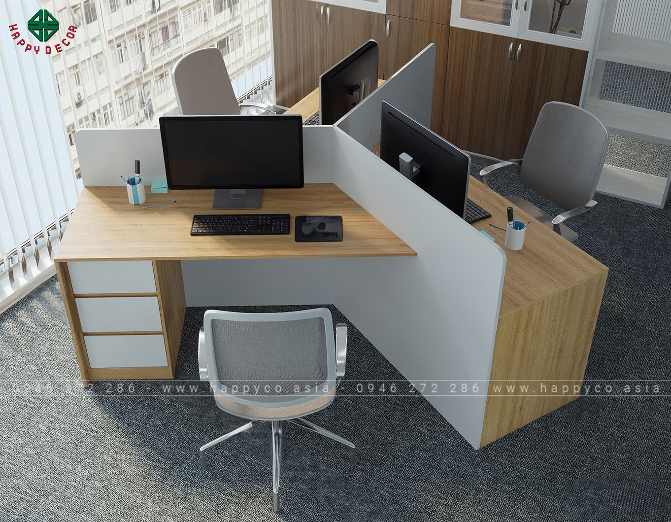 Mẫu bàn làm việc thân thiện với môi trường