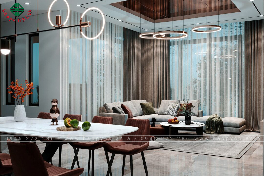 Nội thất nhà phố Ecopark - Phong cách hiện đại - Mẫu 3