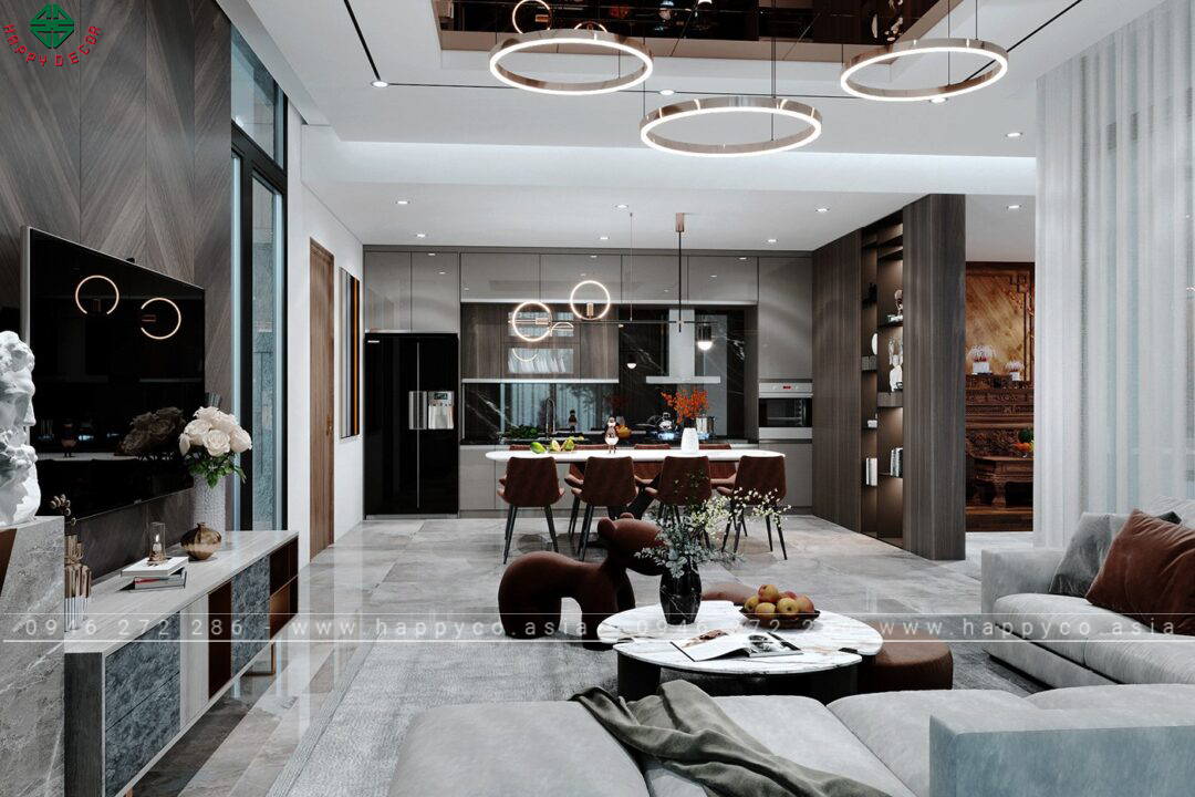 Nội thất nhà phố Ecopark - Phong cách hiện đại - Mẫu 2