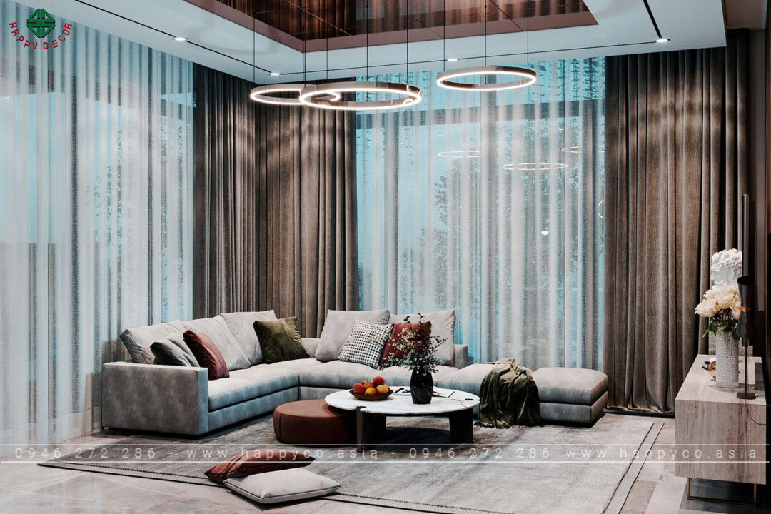 Nội thất nhà phố Ecopark - Phong cách hiện đại - Mẫu 1