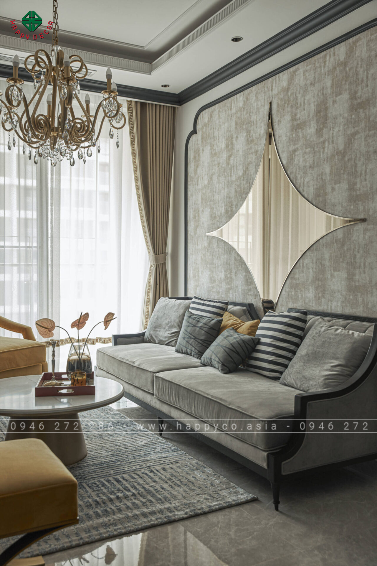 Thi công thiết kế căn hộ Laura - Mẫu 04