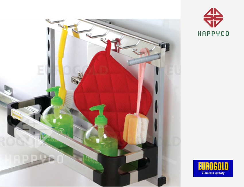 GIÁ ĐỰNG CHAI LỌ TẨY RỬA EU0625 EUROGOLD