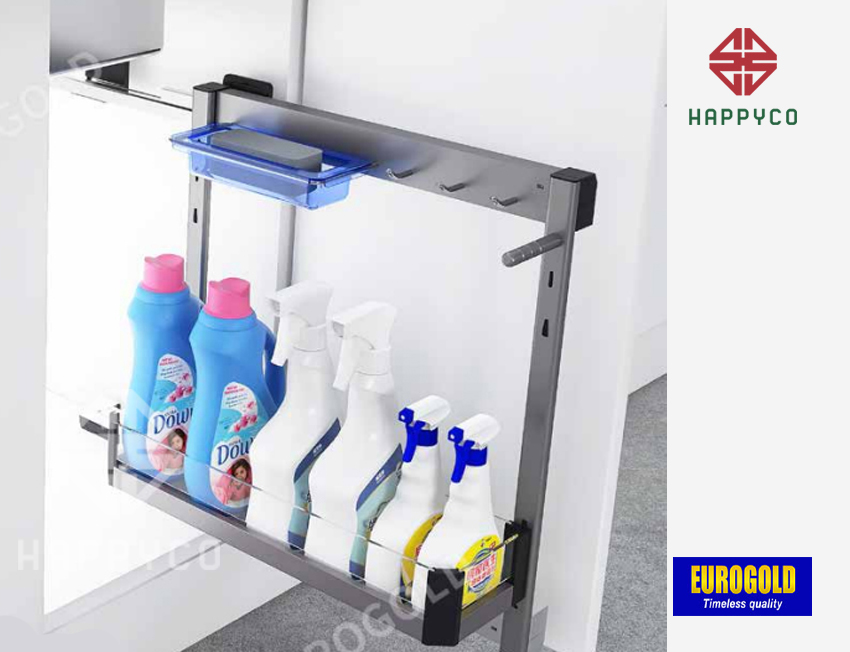 GIÁ ĐỰNG CHAI LỌ TẨY RỬA EU0725 EUROGOLD