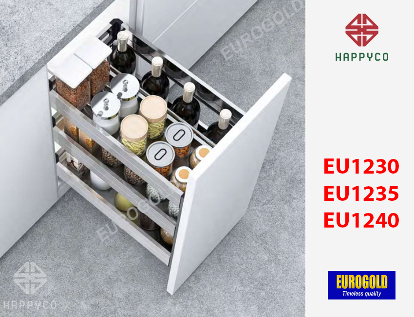 GIÁ GIA VỊ INOX HỘP EU1230 EUROGOLD