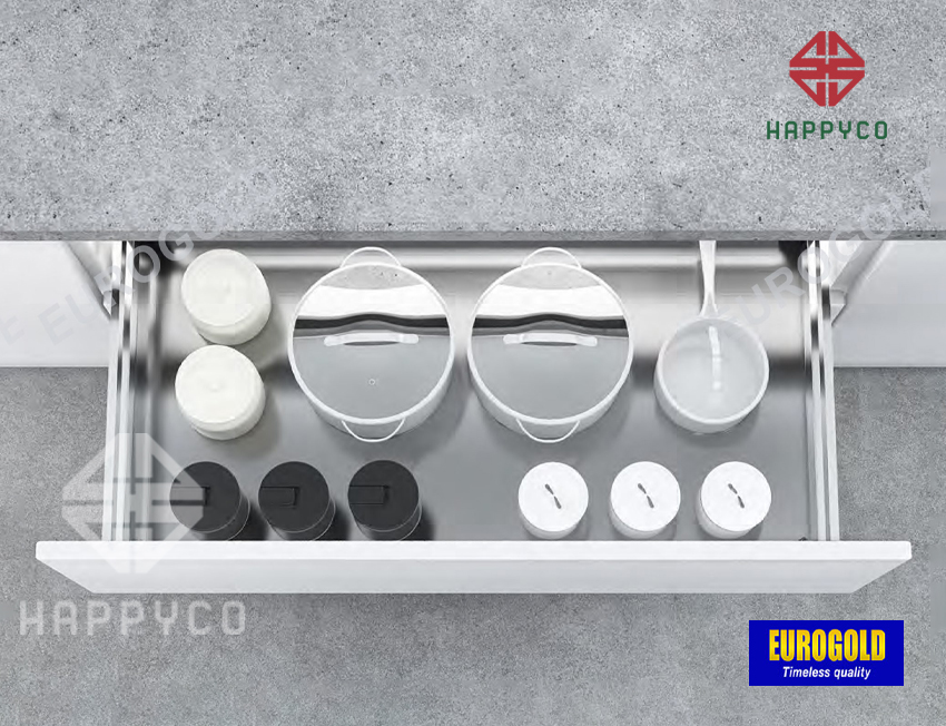 Kệ xoong nồi hộp 2 lớp đáy, gắn cánh EU130600 tại Happyco