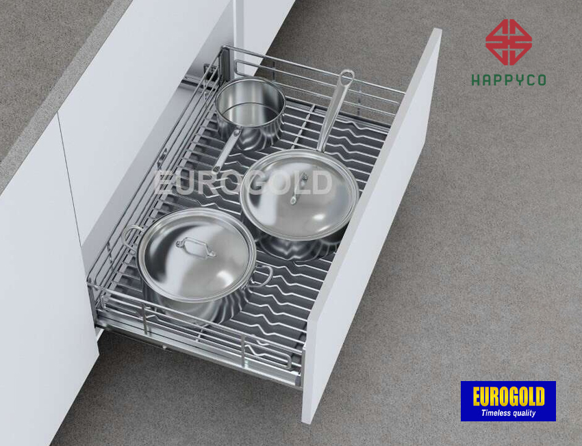 Giá bát đĩa bằng inox SUS304 nan Oval Eurogold EPV5060