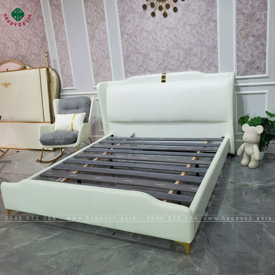 Giường ngủ ván công nghiệp hiện đại GN08