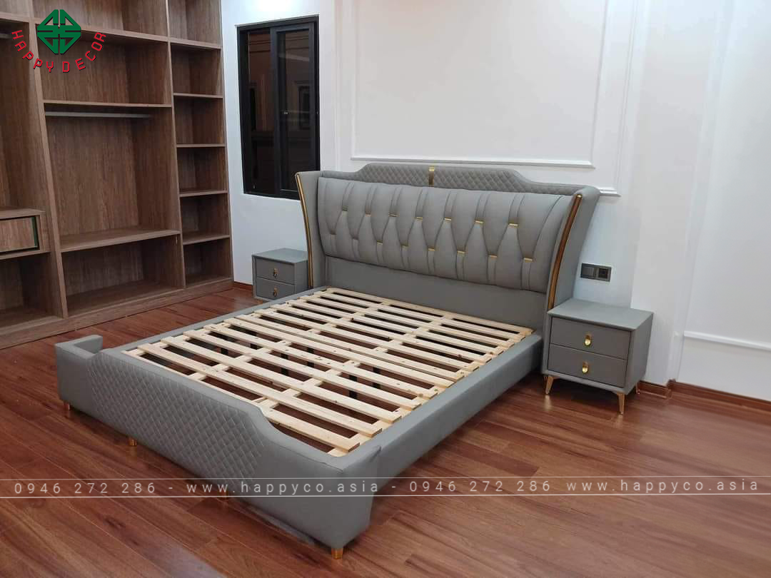Giường ngủ gỗ công nghiệp thanh lịch GN14