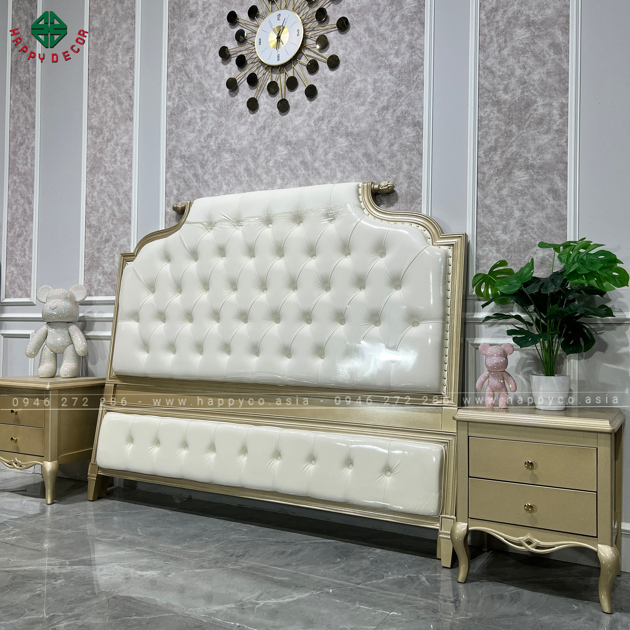 Giường ngủ gỗ công nghiệp tiện lợi GN15