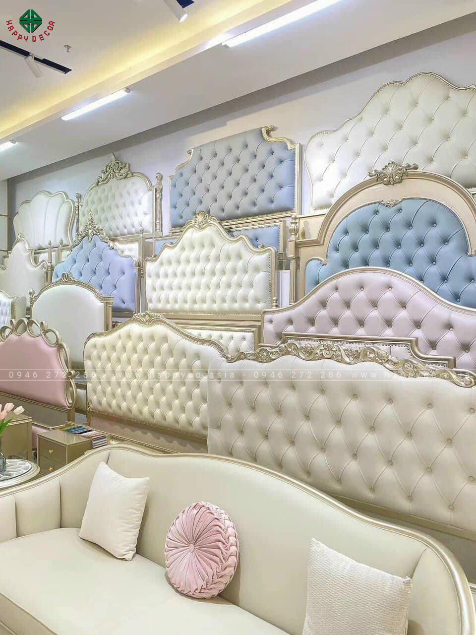 Giường ngủ gỗ công nghiệp đa dạng mẫu mã GN02