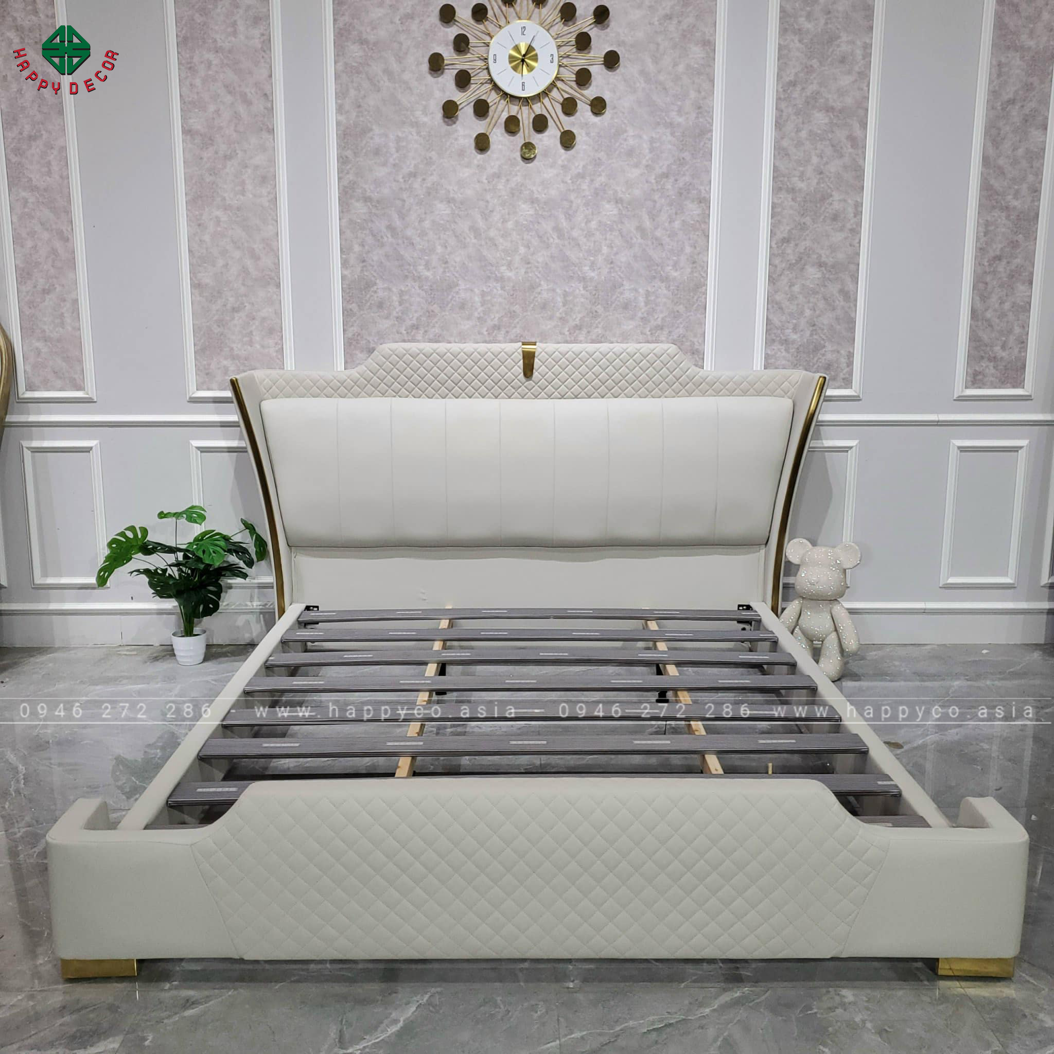 Giường ngủ ván công nghiệp hiện đại GN22