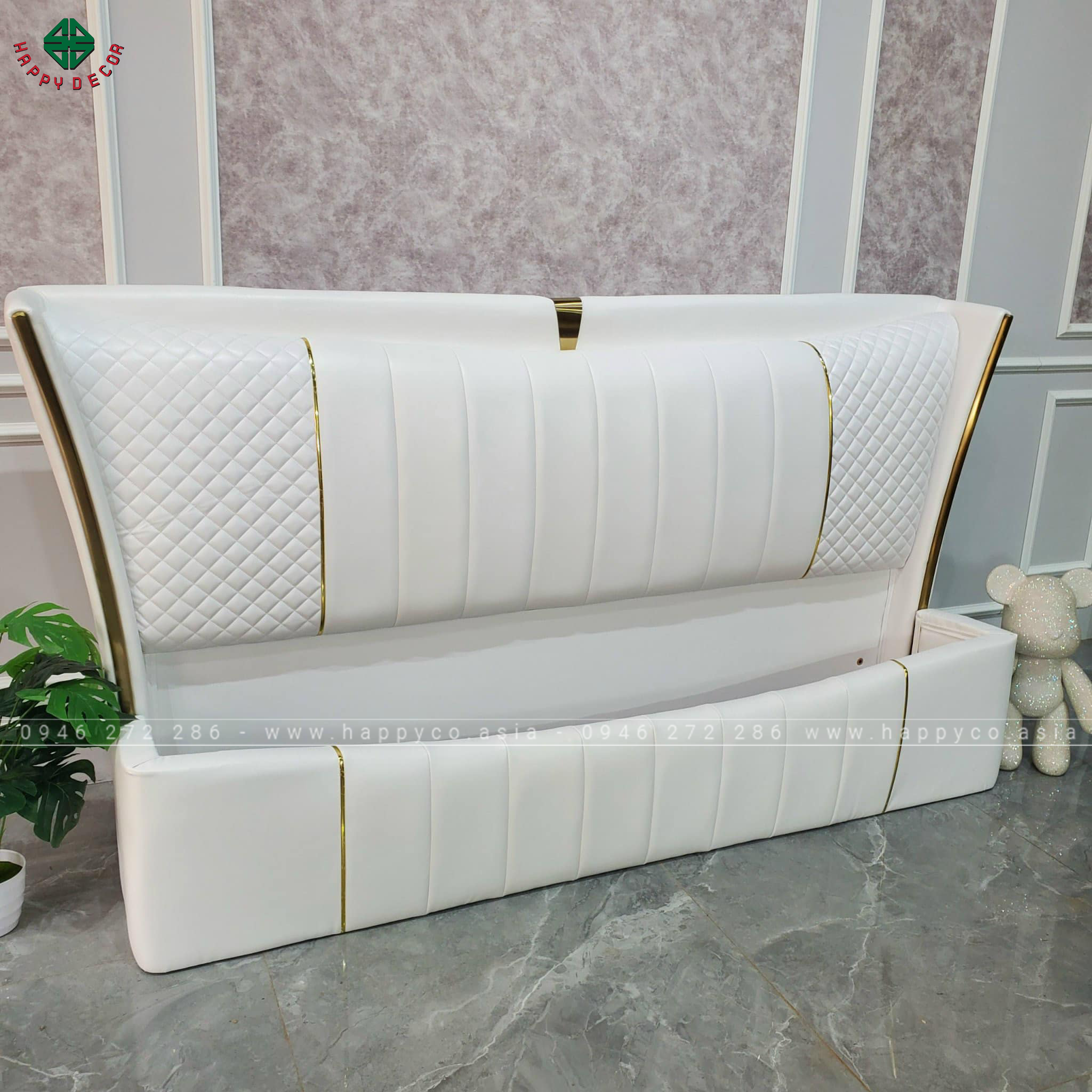 Giường ngủ ván công nghiệp hiện đại GN23