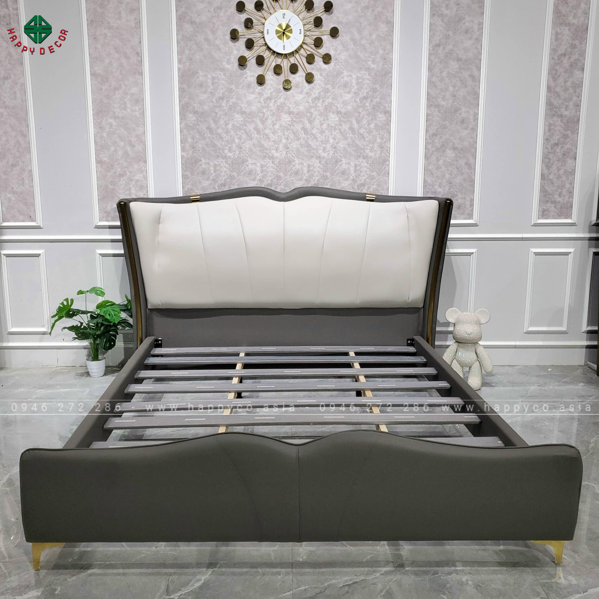 Giường ngủ ván công nghiệp hiện đại GN24