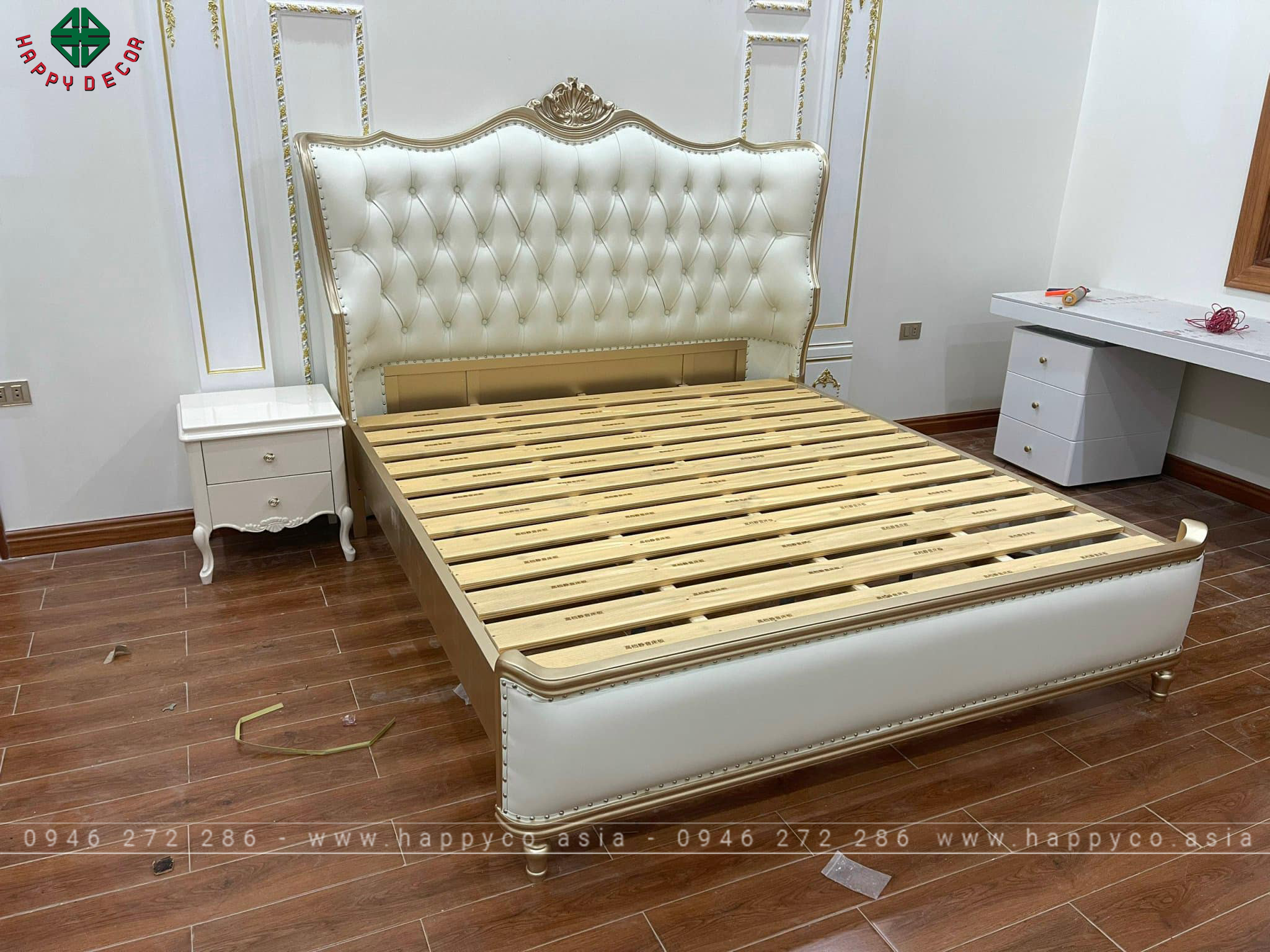 Giường ngủ ván công nghiệp hiện đại GN29