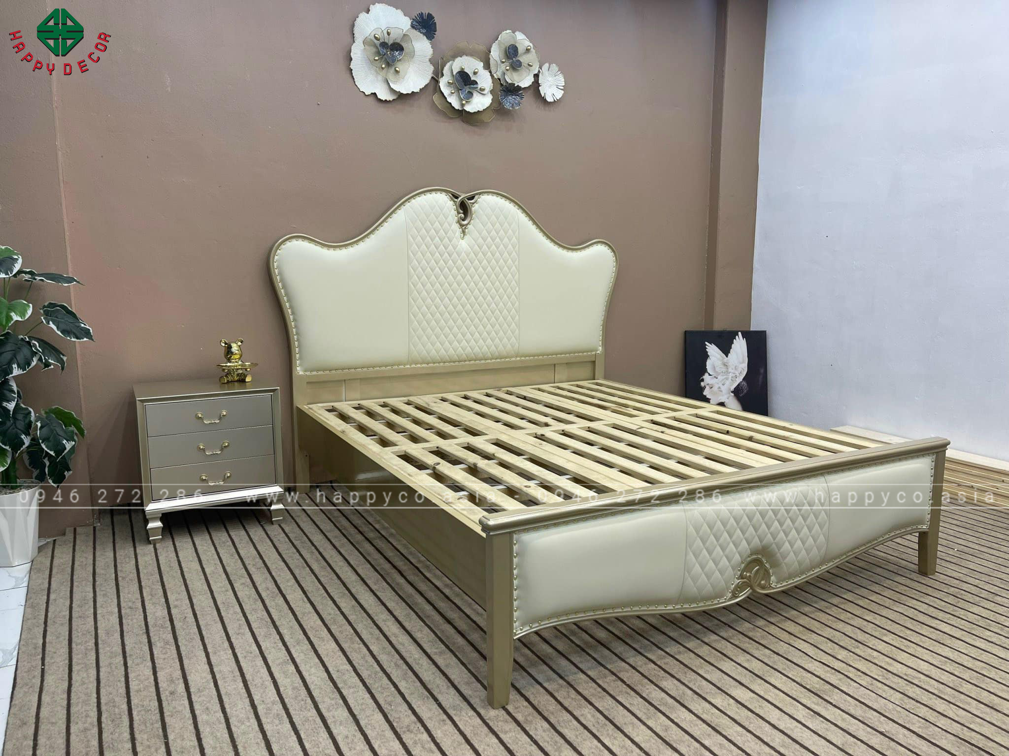 Giường ngủ ván công nghiệp Modern Luxury GN37