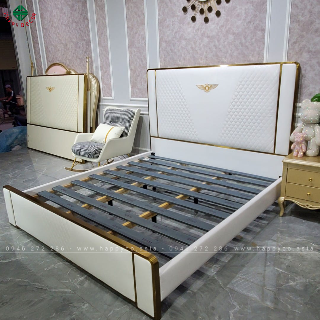 Giường ngủ ván công nghiệp hiện đại TN05