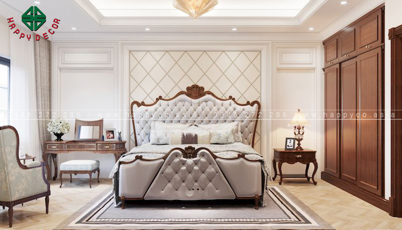 Đặc điểm của giường cổ điển Châu Âu