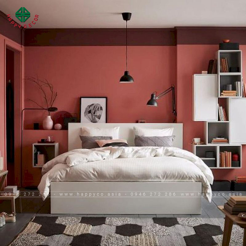 Giường gỗ công nghiệp