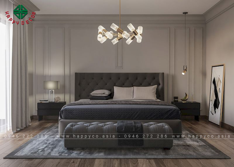 Giường Bọc Nỉ - Nội Thất Phòng Ngủ Nam