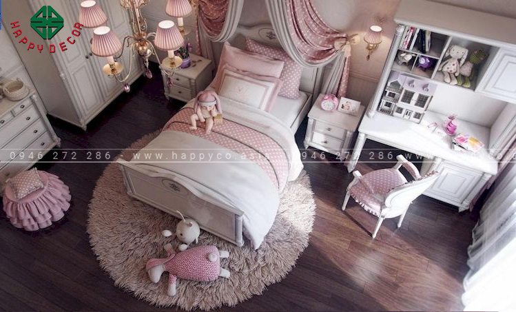 Giường gỗ công nghiệp Châu Âu