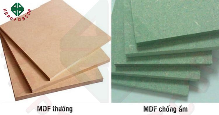 MDF thường và MDF chống ẩm