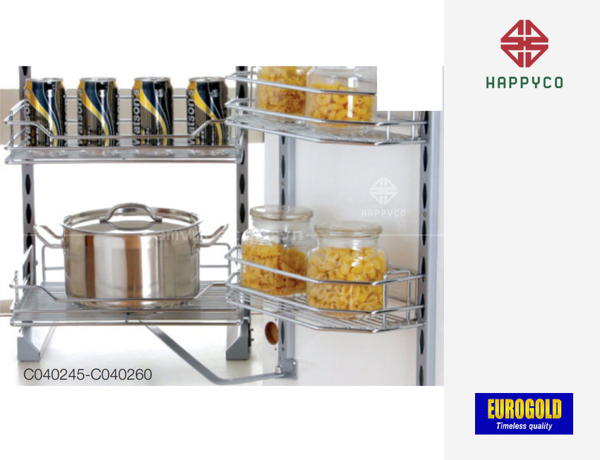 Hệ giá kho 2 tầng cánh mở CP040245