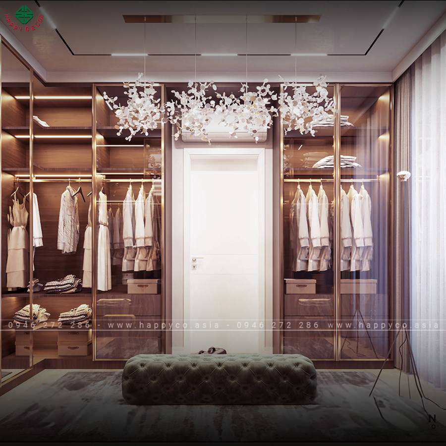 Tủ áo cánh kính đang là một trong những xu hướng nổi bật trong thiết kế nội thất hiện đại