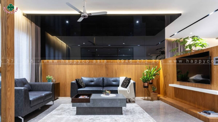 Góc sofa đối diện bếp để xem phim Góc sofa đối diện bếp để xem phim