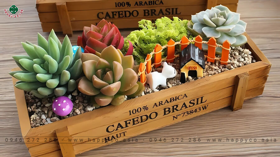 Trang trí một ít cây xanh để không gian trở nên hài hòa, dễ chịu Trang trí một ít cây xanh để không gian trở nên hài hòa, dễ chịu