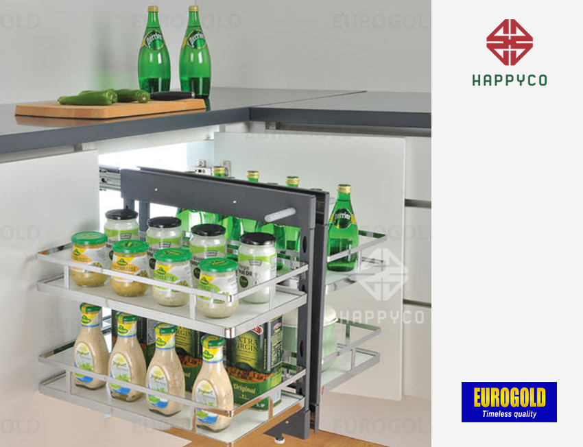 KỆ GÓC MỞ TOÀN PHẦN EUROGOLD EC100