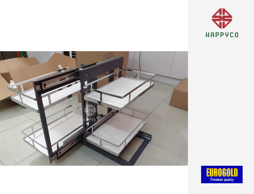 KỆ GÓC MỞ TOÀN PHẦN EUROGOLD EC100