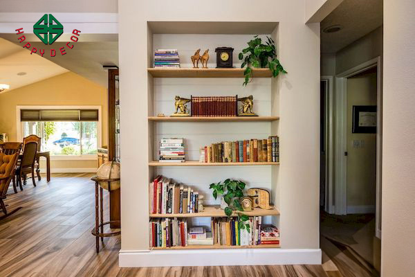 Kệ sách âm tường – Model 3