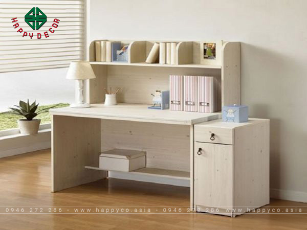 Combo Kệ Sách Và Bàn Học - Mẫu 4