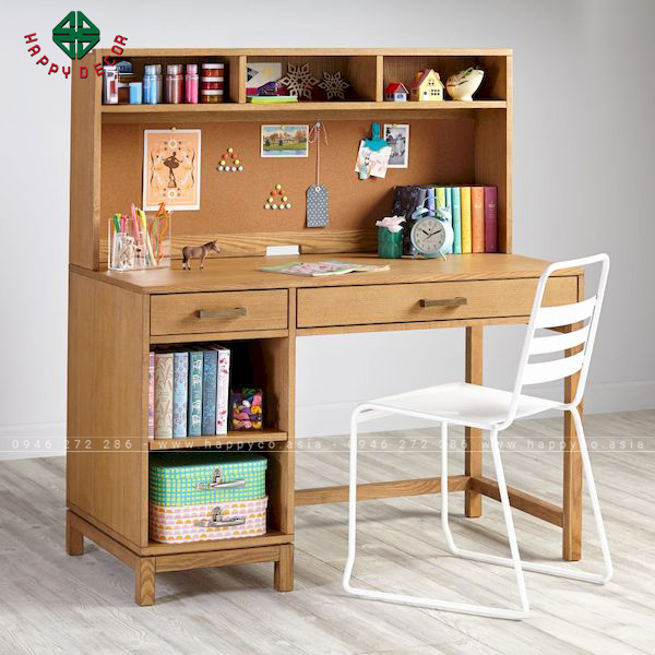Kết Hợp Kệ Sách Và Bàn Học - Mẫu 7
