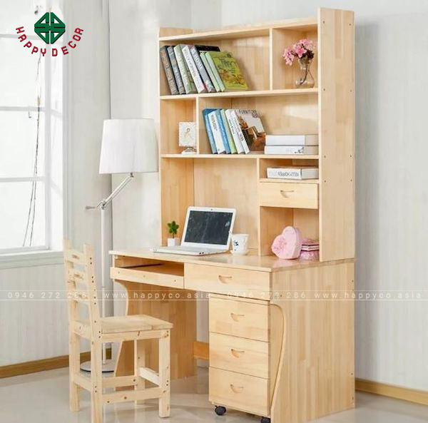 Combo Kệ Sách Và Bàn Học - Model 8