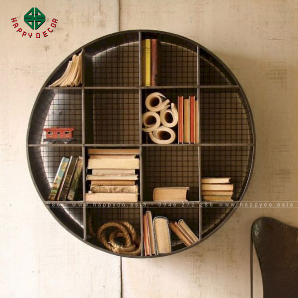 Kệ Sách Sắt - Mẫu 4