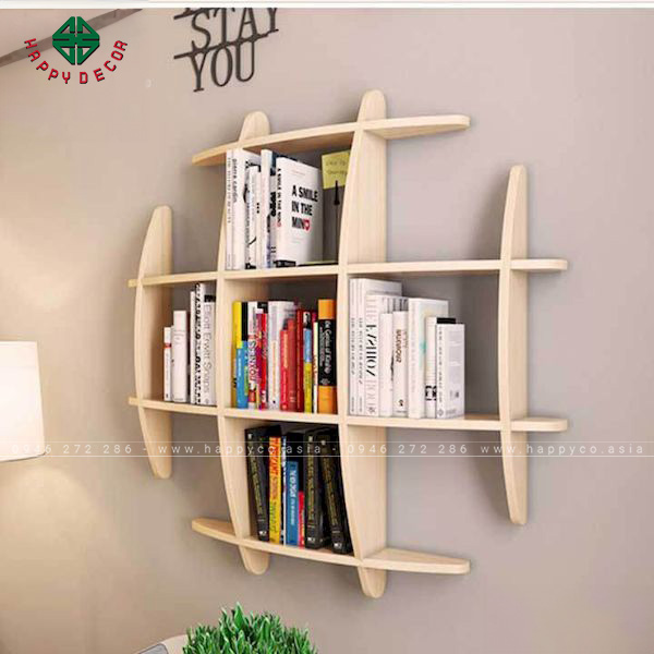 Kệ sách treo tường – Model 2