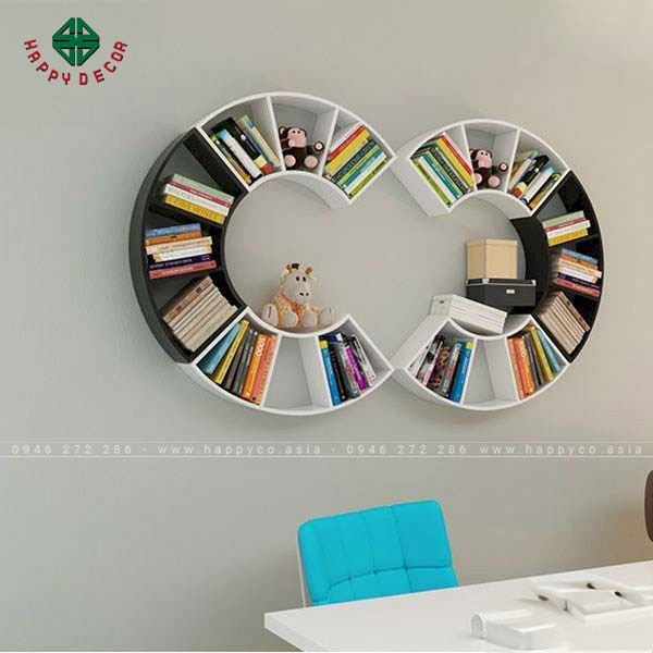 Kệ sách treo tường – Model 3