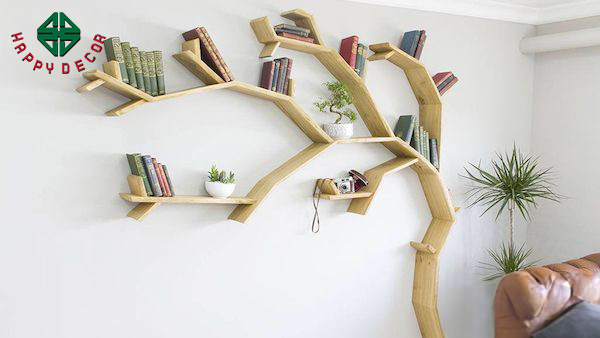 Kệ sách treo tường – Model 5